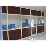 Aluminium partition ( Rs. 160 per square feet)