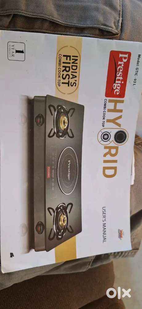 Prestige GTIC 03L Two burner Gas stove cum Induction Stove