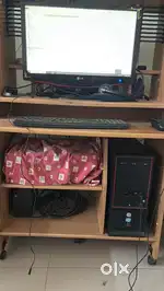 Computer with full set and cabinet