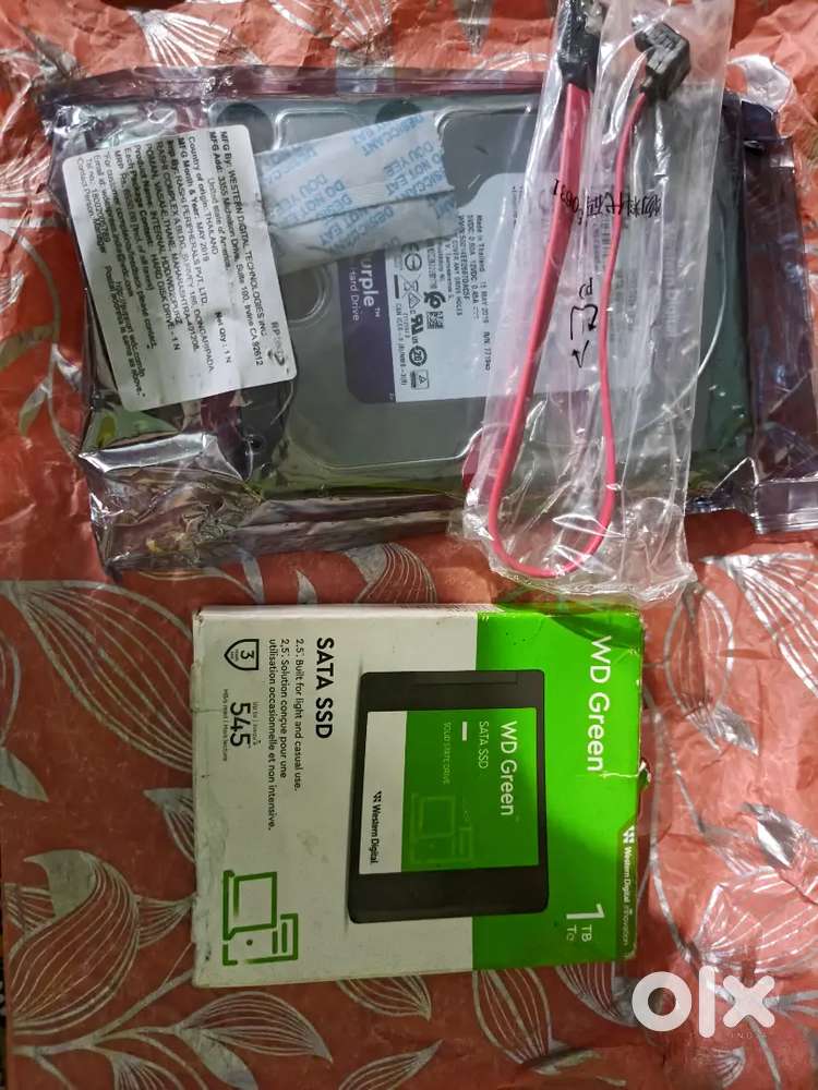 1 tb ssd and 2 tb hard disk urgent sell, genune buyers contact me