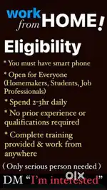 Work From Home (part time job)