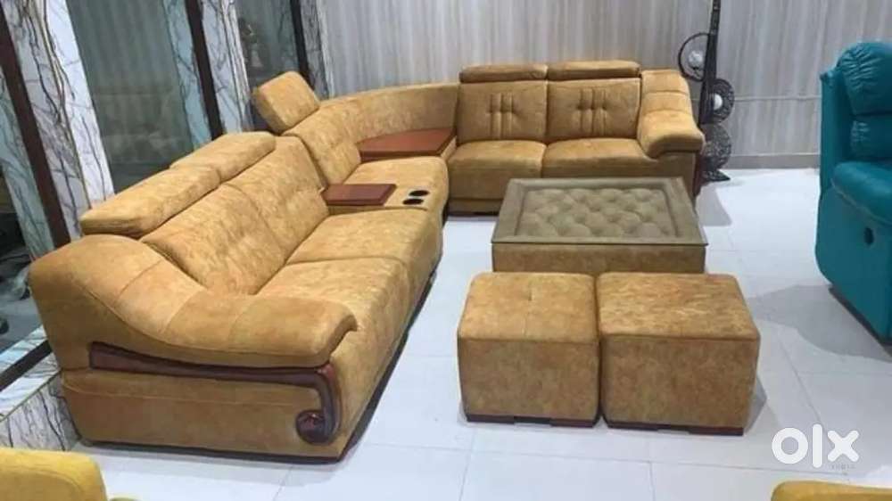 Brand new L shape fabric sofa set…