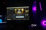 High End Geming Pc With Curved 24 inch samsung Monitor