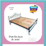 Cot , steel cot , single , double, queen size , King Size Bed @wer542