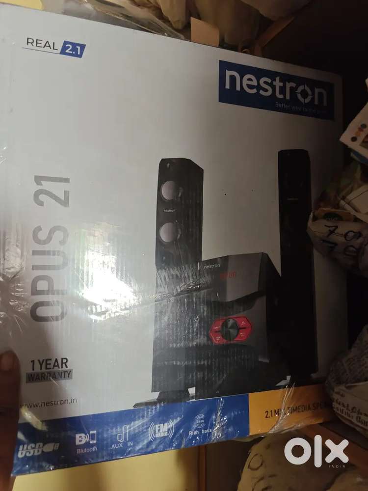 Nestron OPUS MP3 /USB/SD CARD/FM/ BLUTOOTH 2.1 Multimedia speaker,