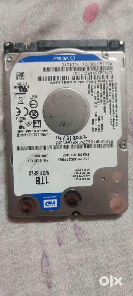 Laptop harddisk