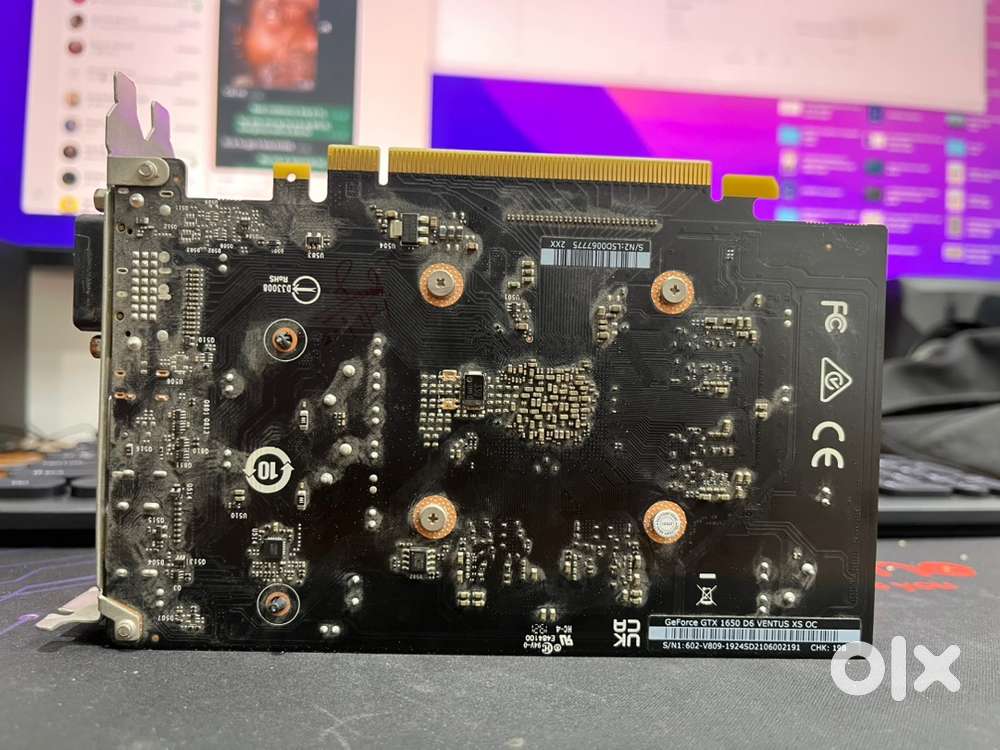 GeForce GTX 1659 D6 Ventus XS OC.  ( 4gb graphic card)