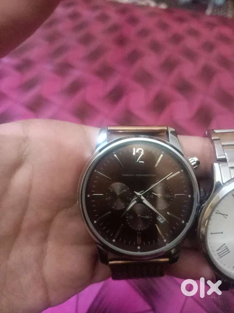 Two watches with box for selling for men