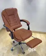 Leatherette Office Chair  Ergonomic Executive Boss Chair