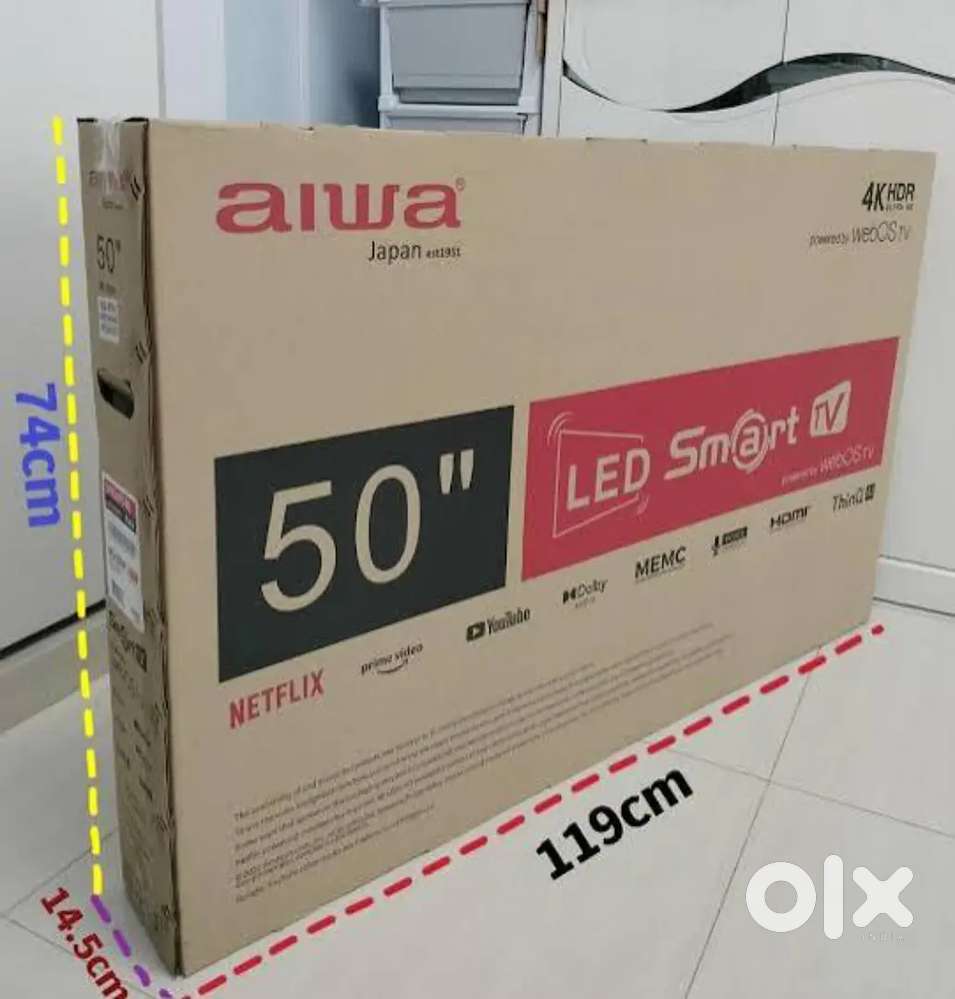 Aiwa smartv with 1 year warranty sealed box pack