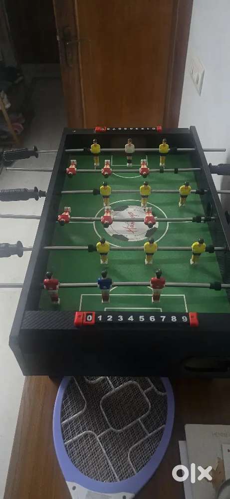 Foosball table very rarely used available for immediate use