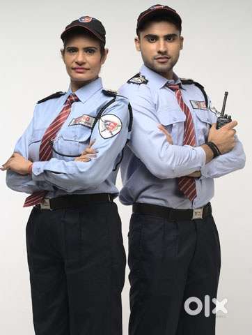 Security guard at bank