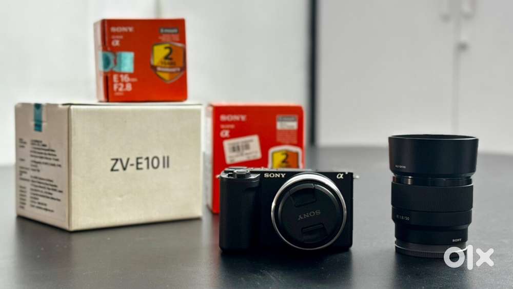 Sony ZV -E10 Mark ll With 50mm 1.8 & 16mm lenses