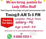 Lady office staff