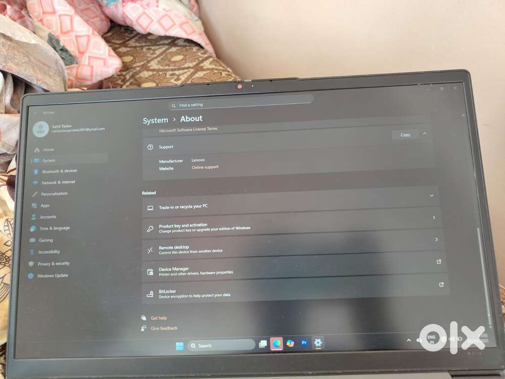 Lenovo laptop 11th gen i3