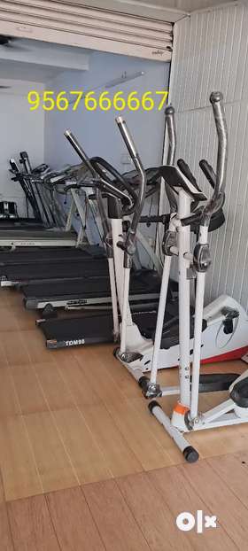 Treadmill Orbitec Eleptical and other fitness equipments available used equipments showroom large co...