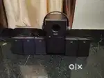 home theatre,  five subroof, no remote,connect tv and usb
