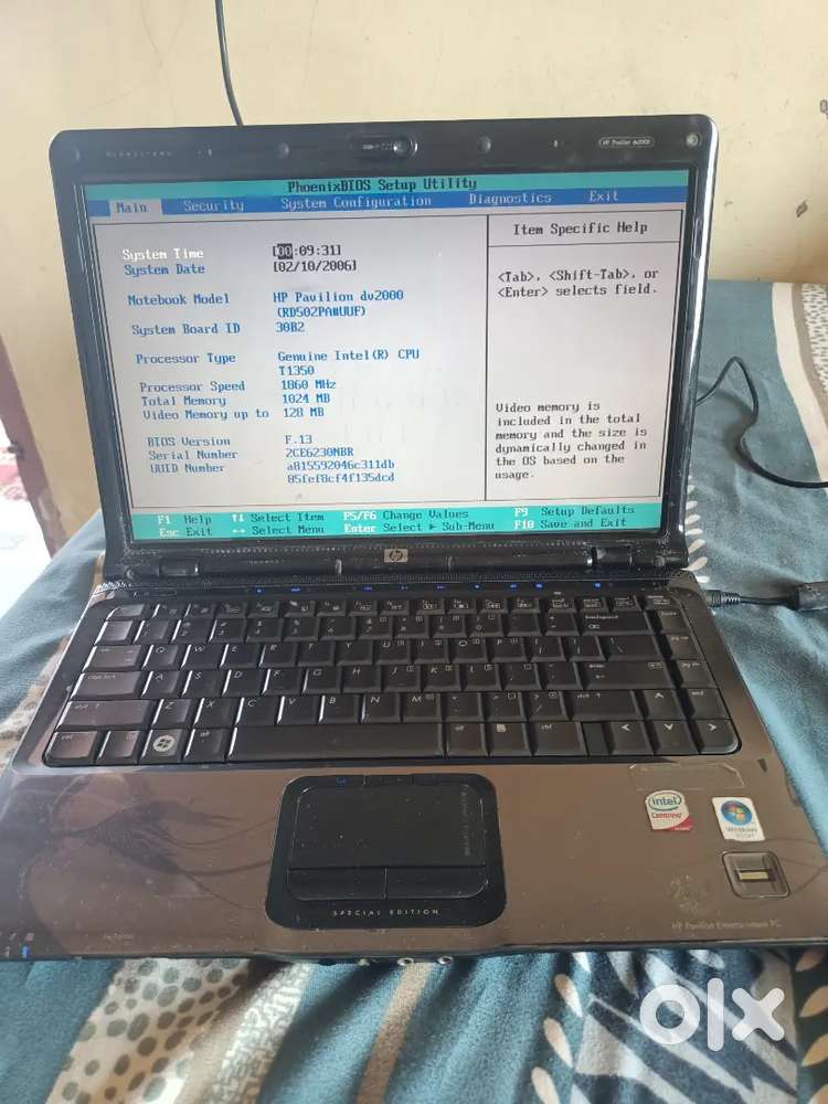 Hp pavilion dv2000