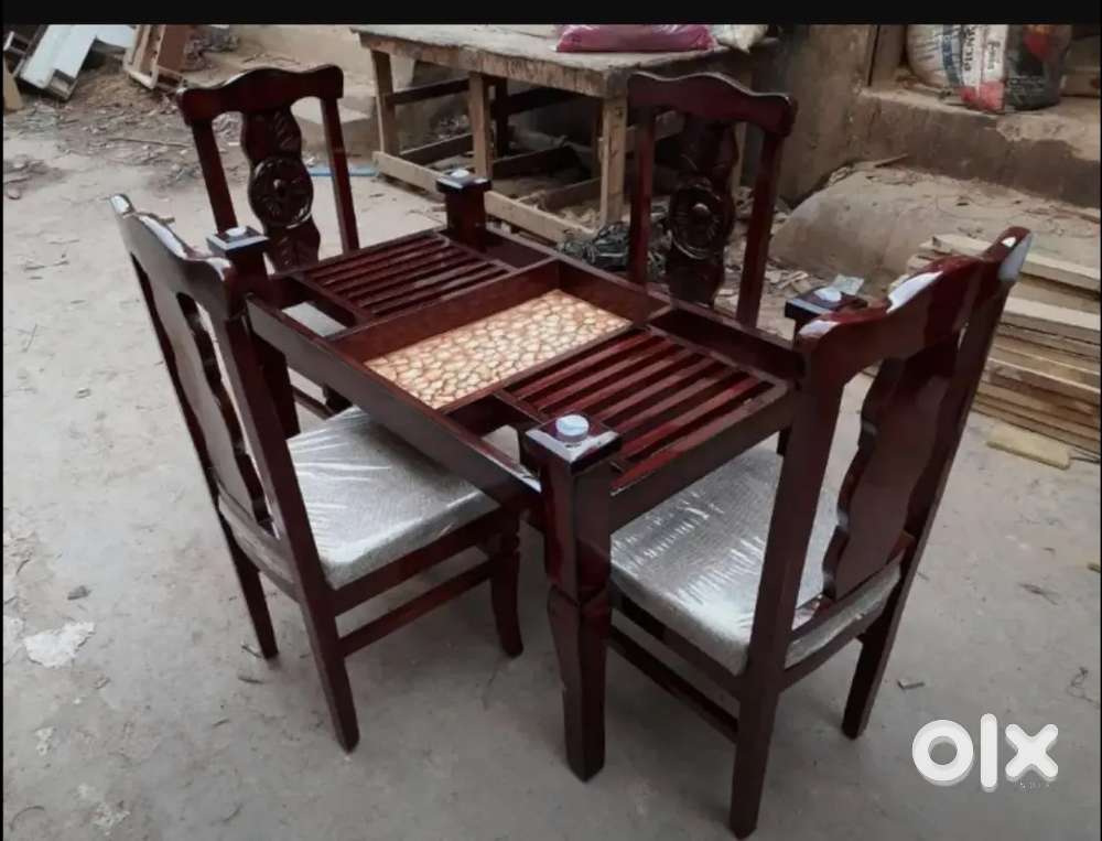 4 CHAIRS DINING TABLE AVAILABLE IN STARF FURNITURE