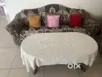 5 seater sofa with center table