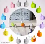 10 PCS Thumb Holder Hooks — For Keys, Cables & Towels (Pack of 10)