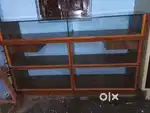 Counter table with Glass top.