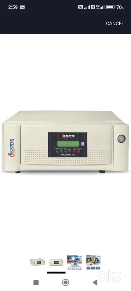 inverter and battery on rent on in pune area.