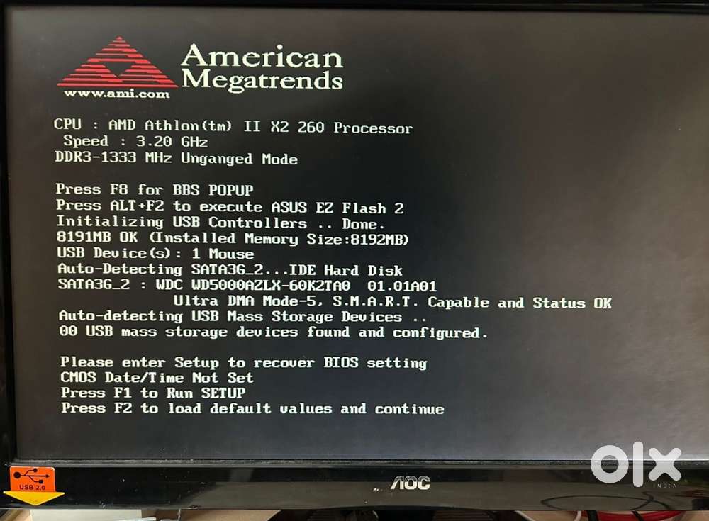 Desktop 20 inch monitor