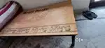 Single with plywood top and metal frame