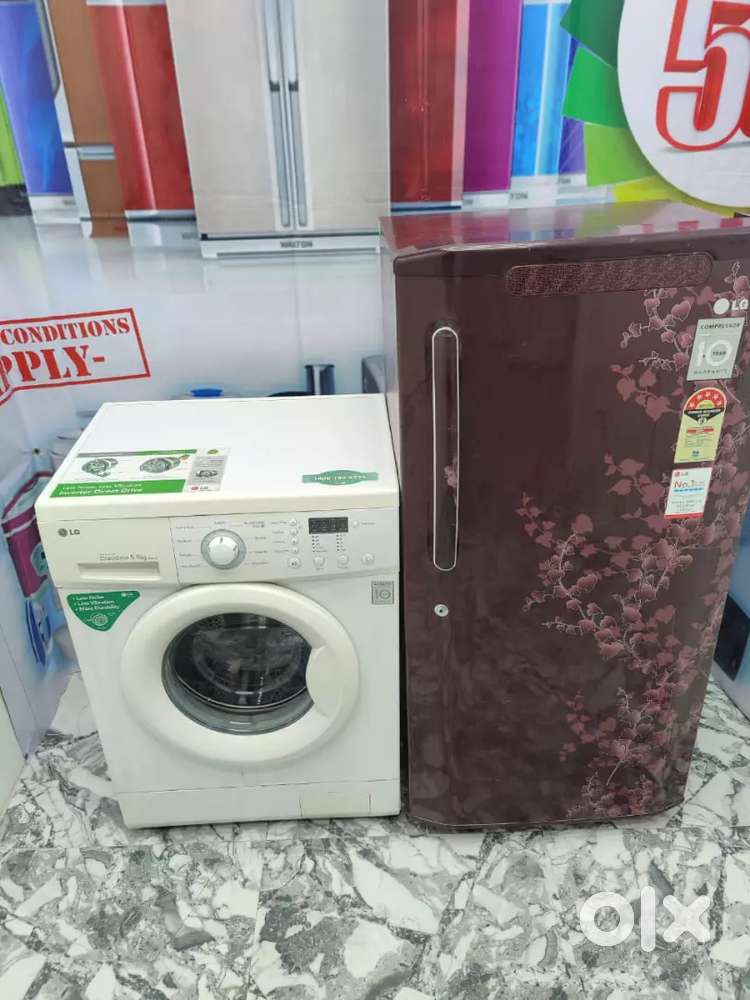 Move-In Ready combo well maintained fridge and washing machine