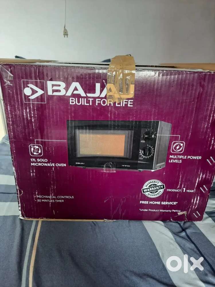 Microwave oven ,  Bajaj 1701MT DLX 17L Built For life ,
