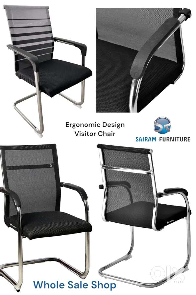 SAIRAM FURNITURE new office working visitor chair mesh fabric offer