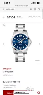 Longines luxury watch