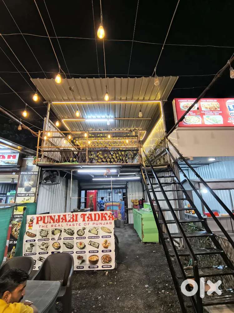 1 floor extra seating Punjabi resturant 20k rent Daily 5k counter vesu