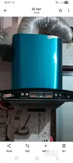 Surya seavy glass hood chimney