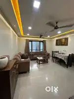 Fully furnished luxurious flat for rent in road side loaction
