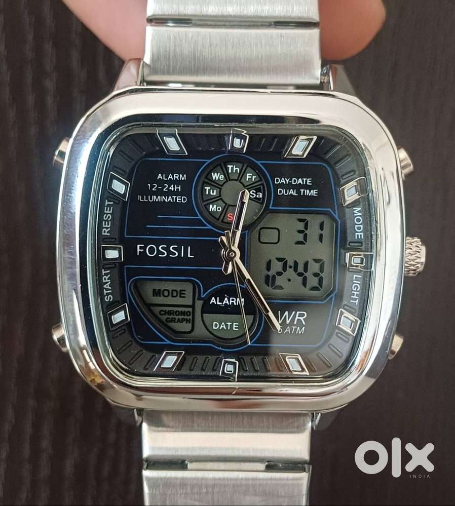 Fossil Retro Silver Watch - Stylish FS5889 Watch for Men