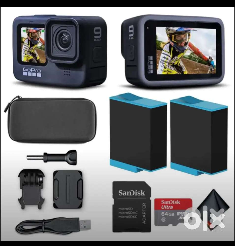 Go pro hero 9 black in Solid Condition