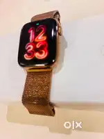 Apple Watch Series 5 Gold Stainless Steel Case with Gold Milanese Loop