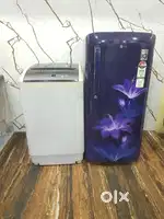 Lg  single door refrigerator and onida top load washing machine $