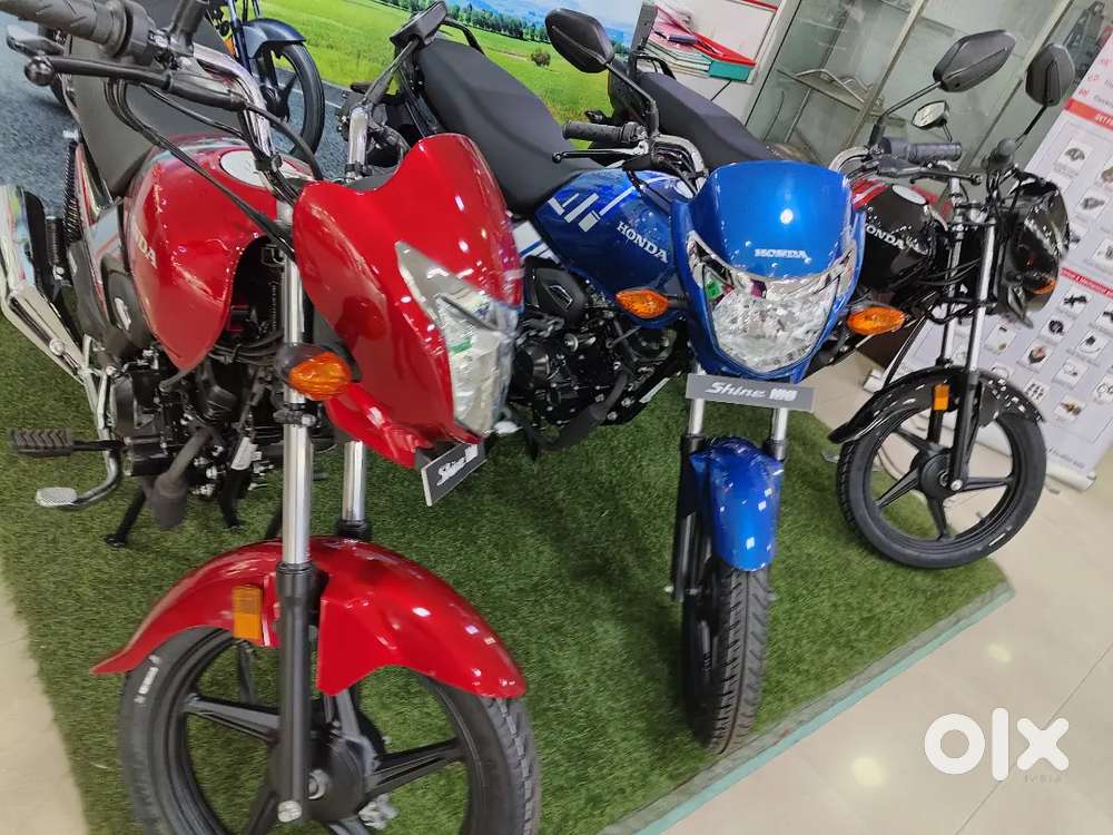 Honda Shine 100 New dlx Just Pay 5555/- immediate delivery