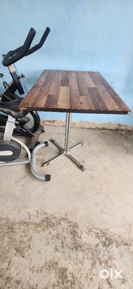 1 table,  1 wardrobe.