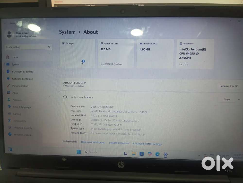 Hp intel pentium gold
