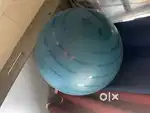Decathlon gym Swiss ball and pump