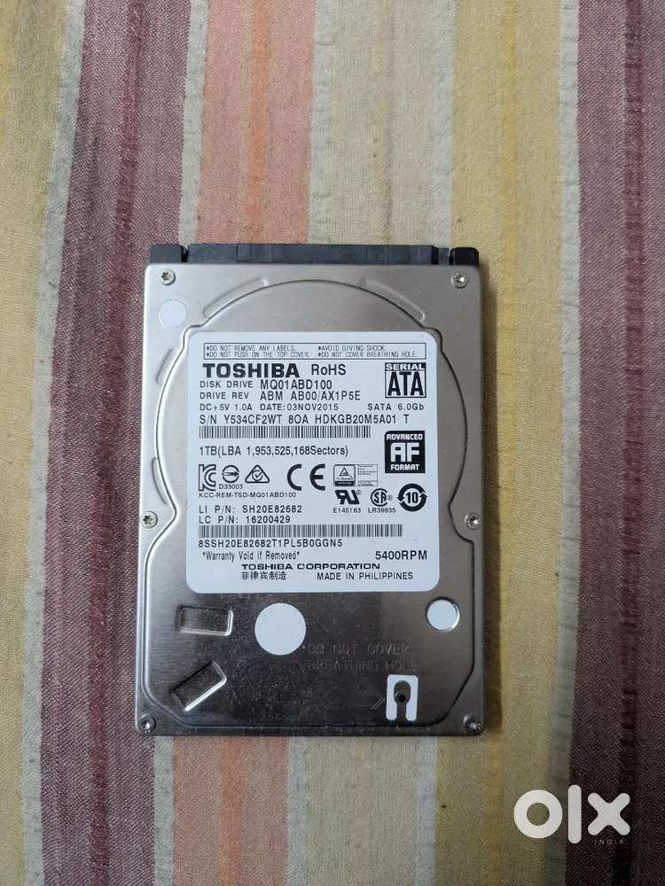 hdd 1TB toshiba and seagate