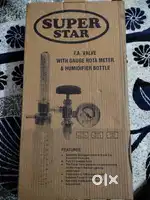 F.A. Valve with Gauge Rota Meter & Humidifier Bottle