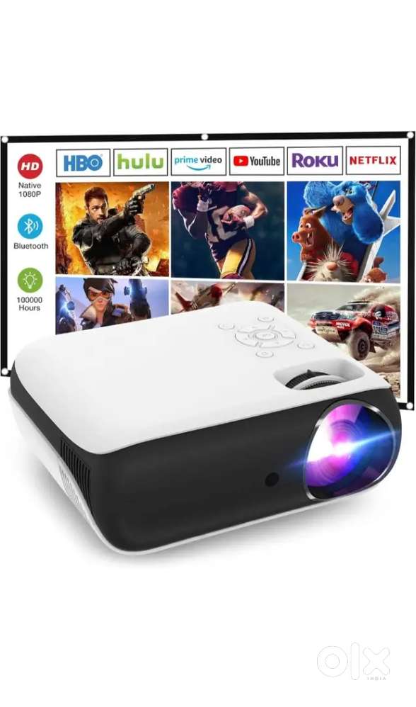 Happrun Projector H1 1080p HD Quality 9500 Lumens Superb Condition