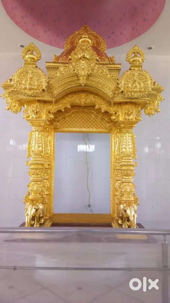 Gold leafing work