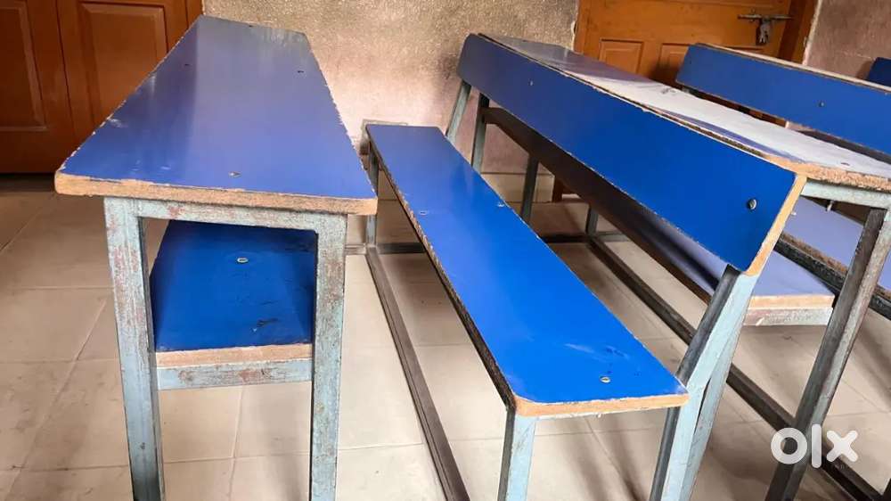 School Bench and desk