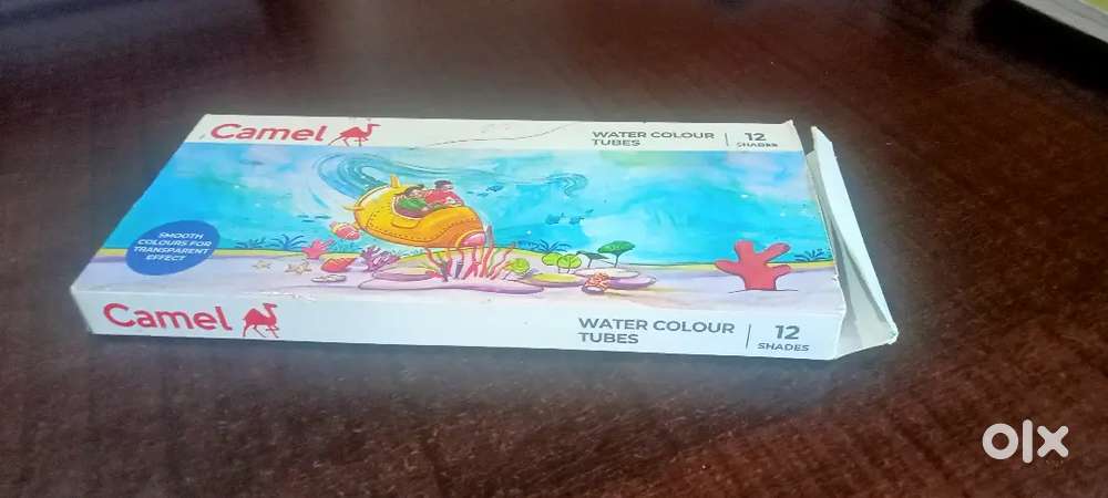 Water colour  CAMEL  12 Shades  100% unused .